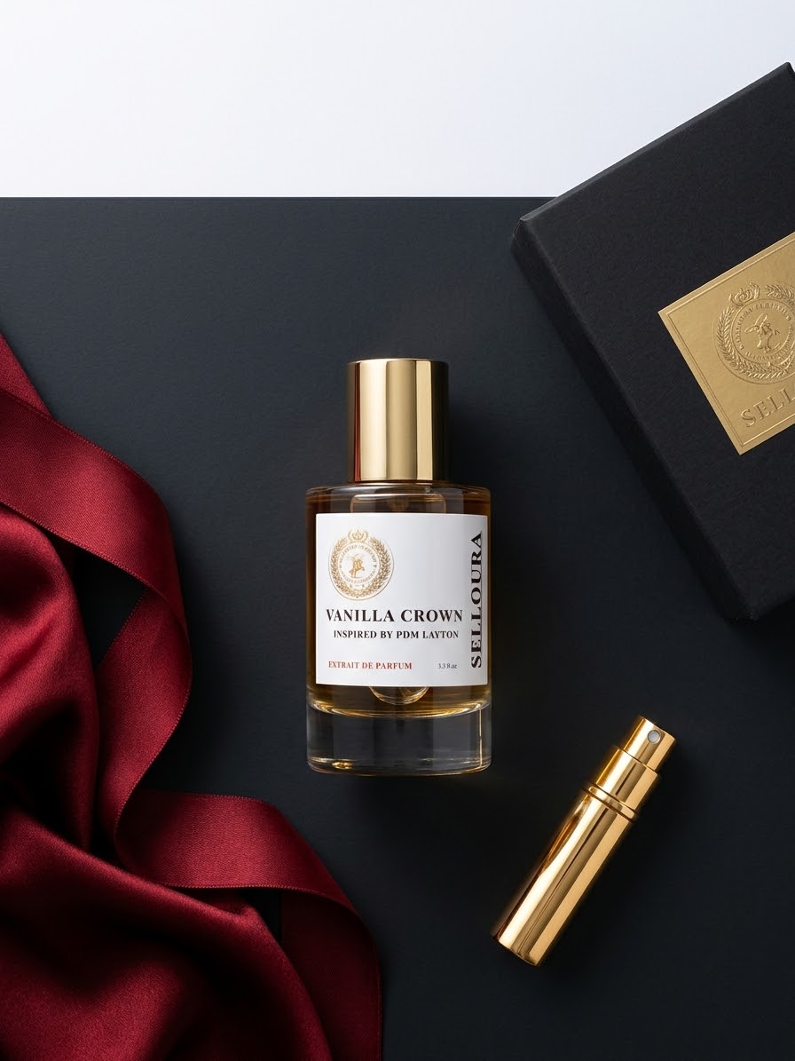 Vanilla Crown Noir — Warm Vanilla, Apple & Smooth Woods Men's Perfume | 50ml
