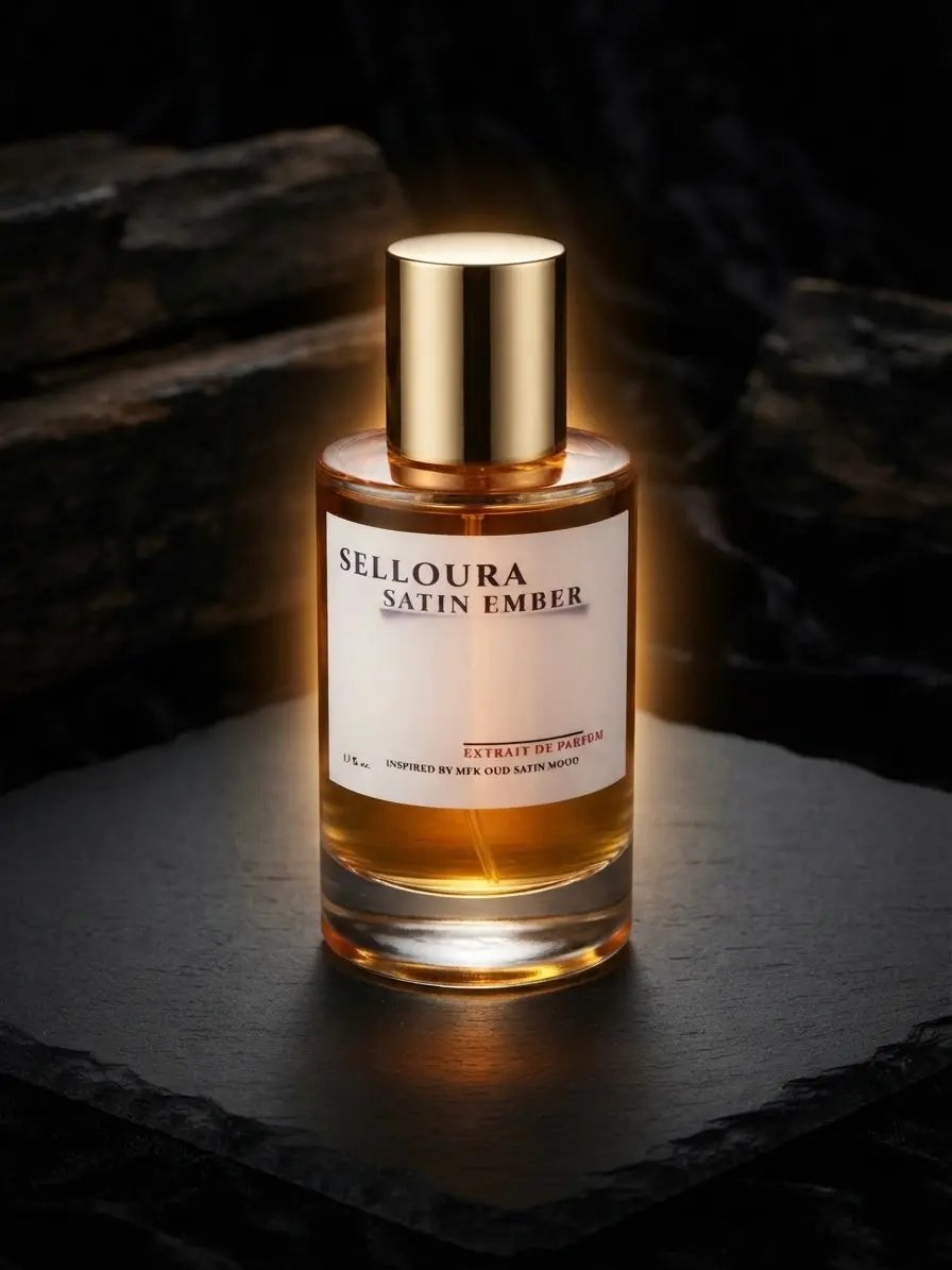 Satin Ember — Inspired by MFK Oud Satin Mood | Luxury Extrait - Selloura.store #