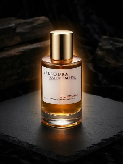 Satin Ember — Inspired by MFK Oud Satin Mood | Luxury Extrait - Selloura.store #